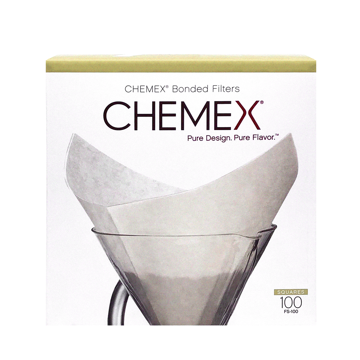 Chemex Standard Pre-Folded Square Filters (100 ct.)