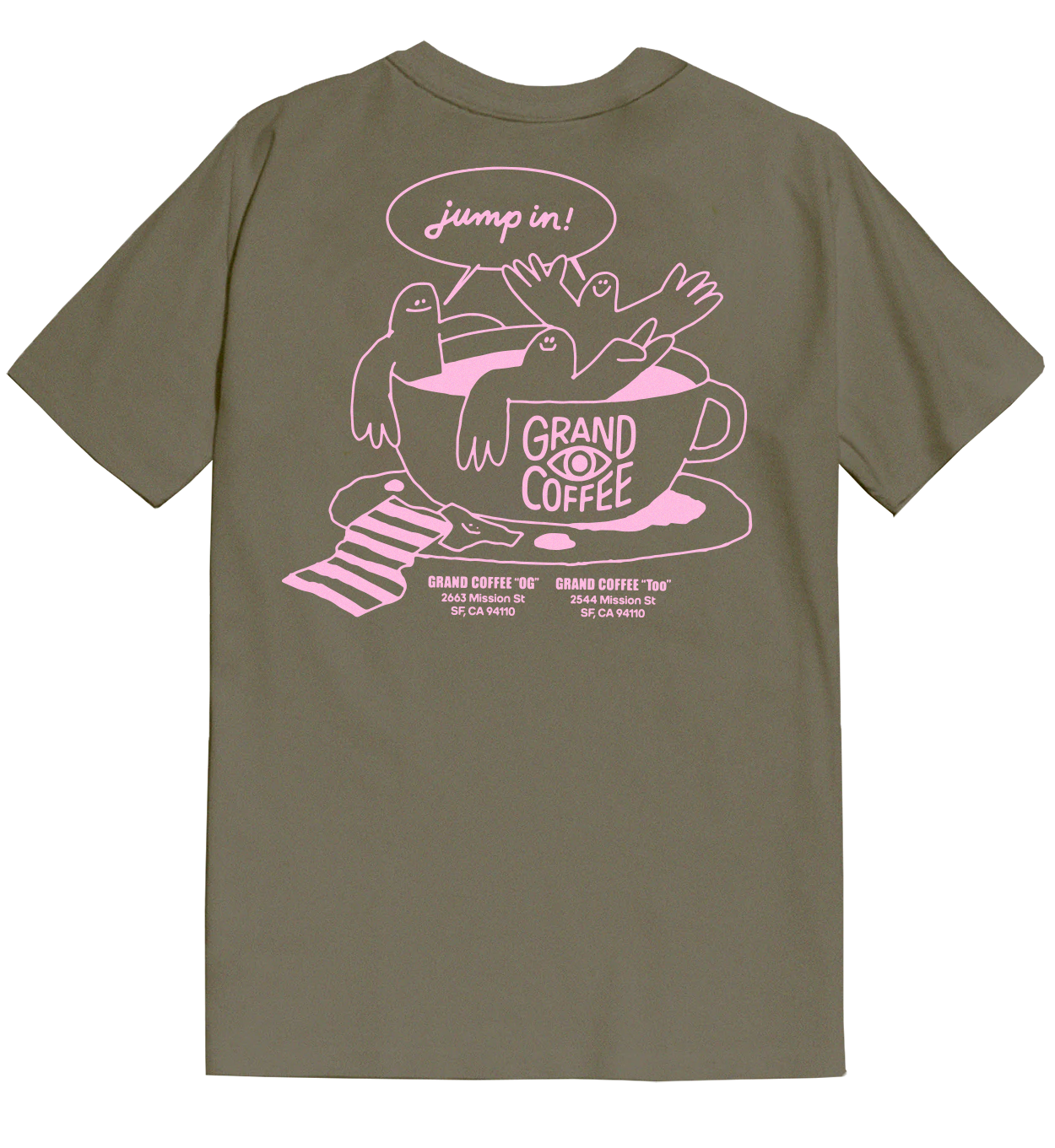 Skinny Dippers T-Shirt (Prairie Dust)